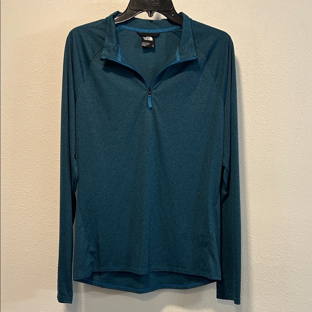 The North Face Deep Blue Quarter-Zip Pullover